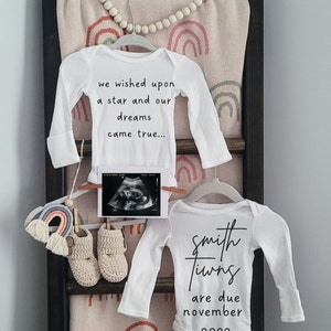 Rainbow Baby Twin Pregnancy Announcement  | Rainbow Baby| Twin pregnancy announcement social media |Rainbow Twin Baby Announcement