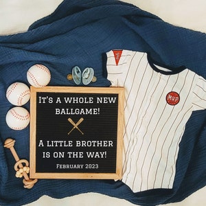 Es un niño Género Revelar Niño Anuncio de Embarazo / Béisbol / Hermanito redes sociales / Anuncio de Género / Deportes / Bebé
