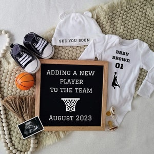 Pregnancy Basketball Announcement | Pregnancy Announcement| Basketball|   Baby Announcement| Pregnancy Announcement |