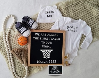 Last Pregnancy Basketball |Final Pregnancy Announcement |Grand Finale Baby |  Baby Announcement| Pregnancy Announcement | 3rd Baby