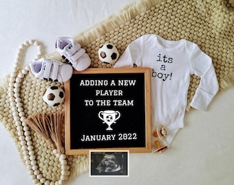 It's a boy Gender Reveal Boy Soccer Gender Reveal | Football | Little Brother| Sports | Gender Announcement| Baby Boy | Soccer Baby