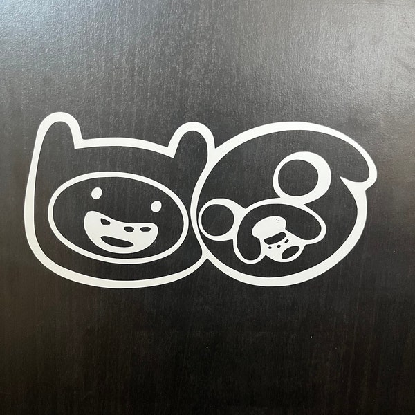 Adventuretime Decal | Jake the Dog and Finn the Human Decal | Jake and Finn | Cartoon Network