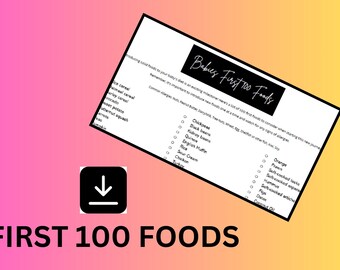 BABIES FIRST 100 FOODS | First foods | Baby lead weaning | Food Groups | First time mum guide