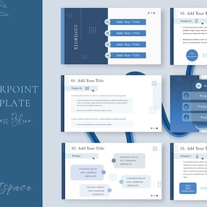 Business Blue PowerPoint Presentation Template