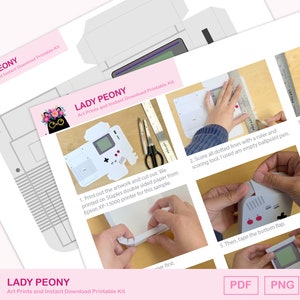 Retro Gameboy presentförpackning: Utskrivbart konstkit (nedladdning direkt) bild 4