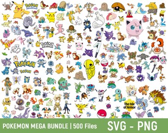 Pokemon Png Files Etsy India