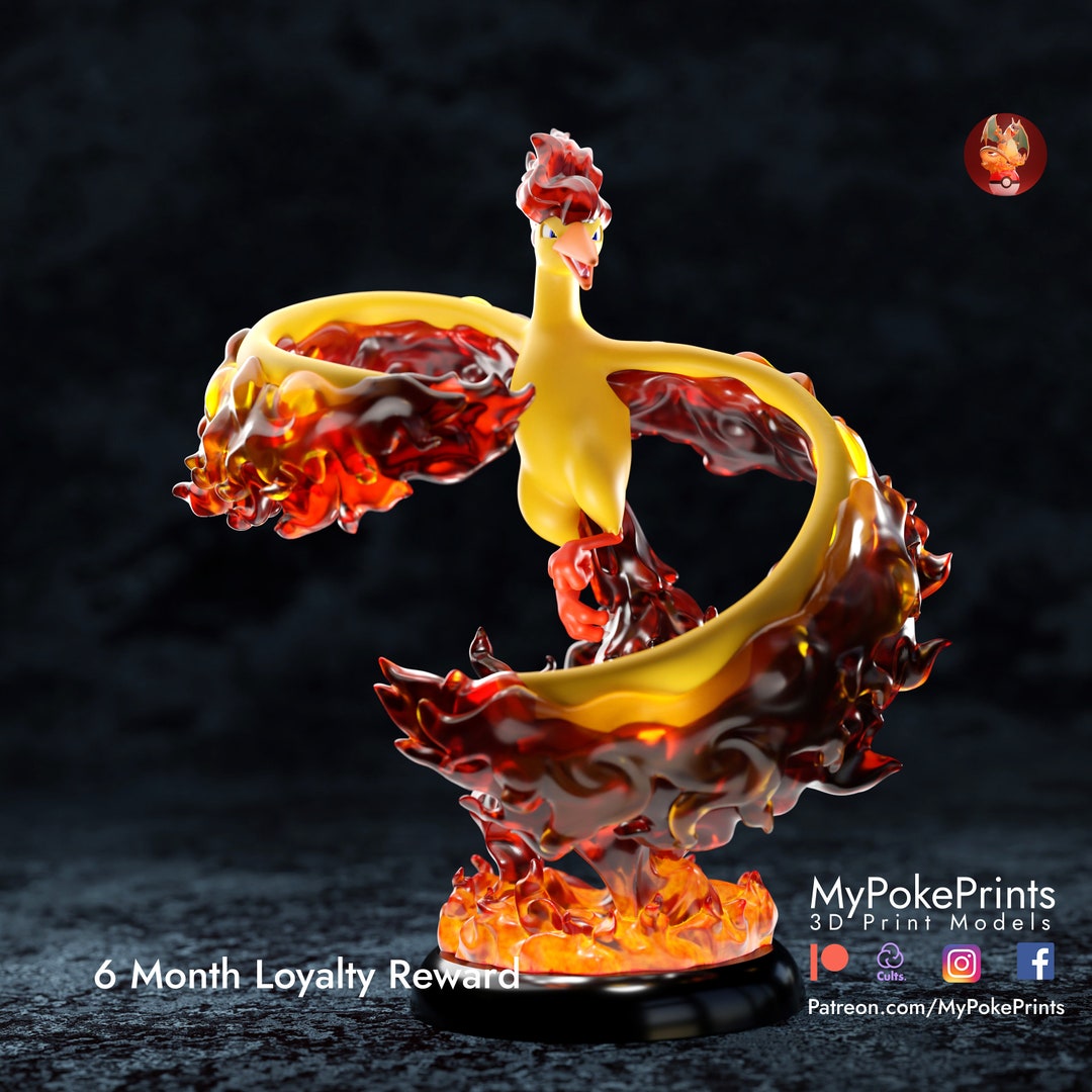 Moltres Pokemon Model/figurine - Etsy