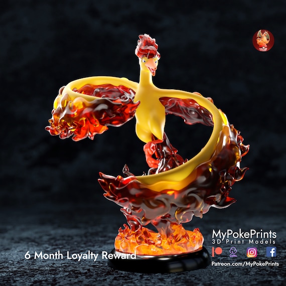 Moltres pokemon model/figurine