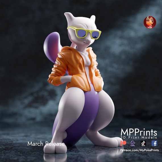 Cool Mewtwo(unpainted)