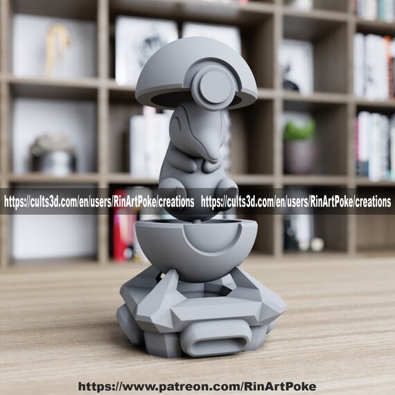 Cyndaquil in a ball model/figurine(unpainted)
