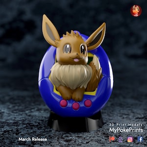 Eevee Pokemon Model/figurine unpainted 