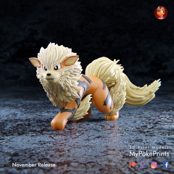 Arcanine Pokemon model/figurine(unpainted)
