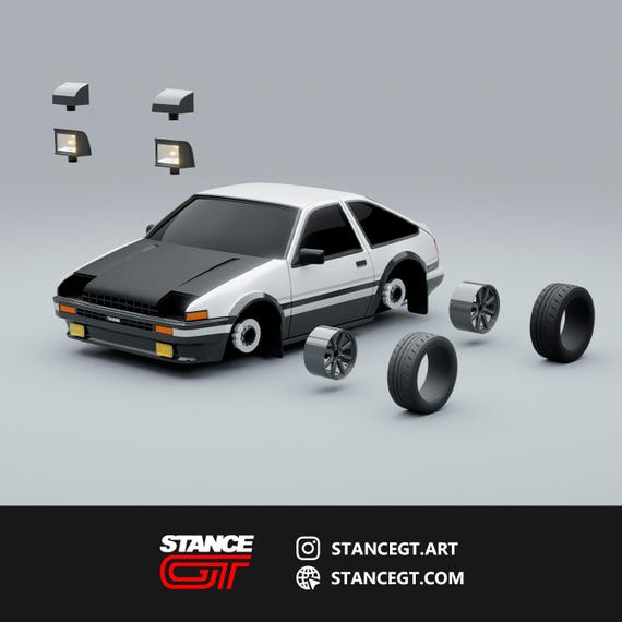AE86 Model (unpainted)