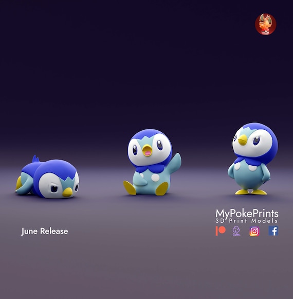 Piplup Pokemon model/figurine(unpainted)