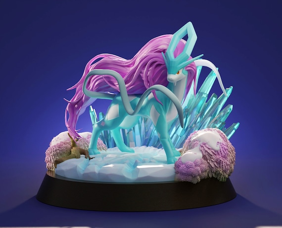 Suicune Pokemon model figurine (unpainted)