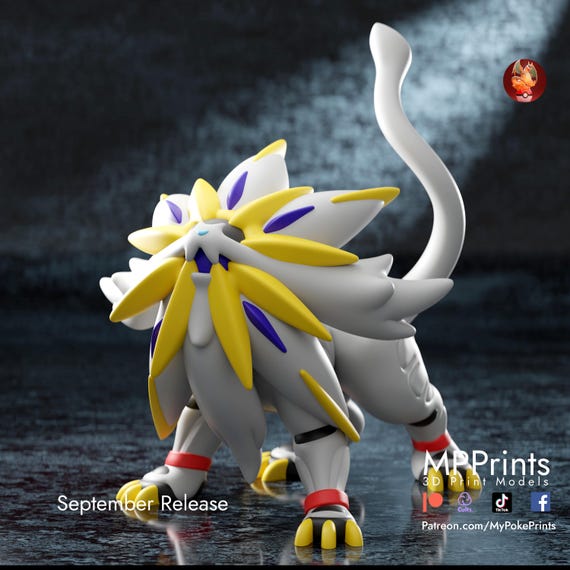 White Sun Lion model/figurine