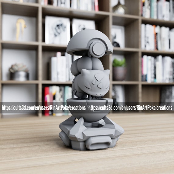 Bulbasaur in a ball model/figurine(unpainted)