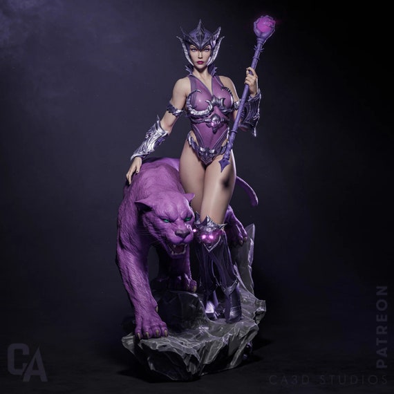 purple panther woman(unpainted)