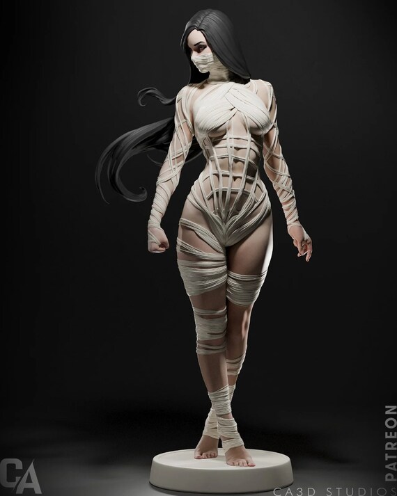 white cloth girl (unpainted)