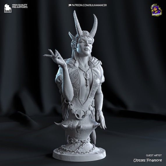 Devil girl bust(unpainted)