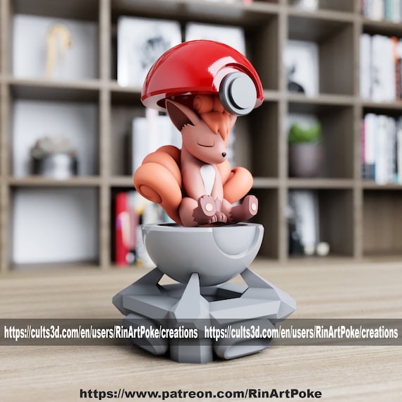 Vulpix in a ball model/figurine(unpainted)