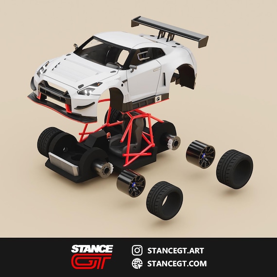 R35 GTR Model(unpainted)