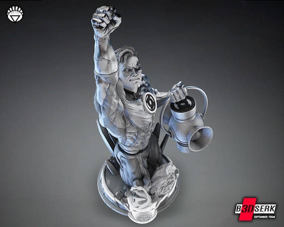 guy with a white lantern bust(unpainted)