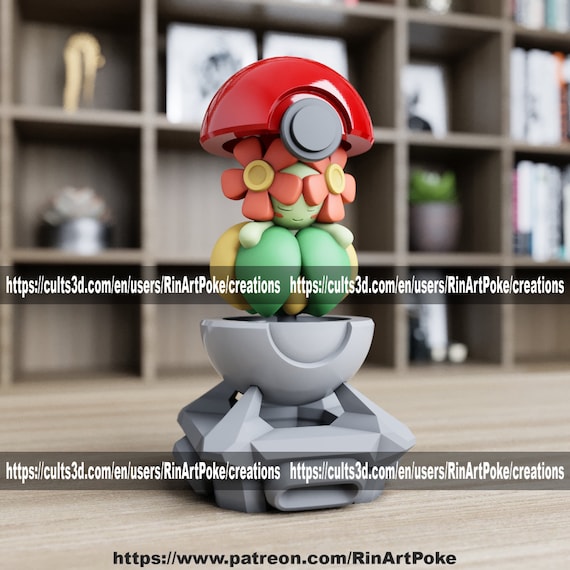 Belossom in a ball model/figurine(unpainted)