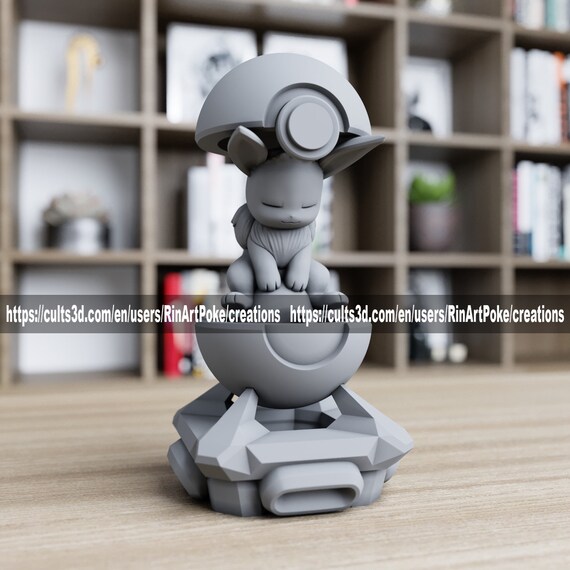 Eevee in a ball model/figurine(unpainted)