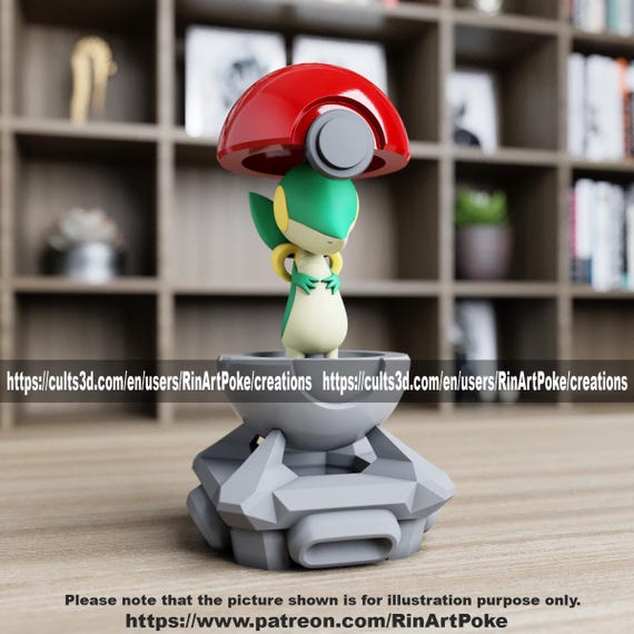 Snivy in a ball (unpainted)