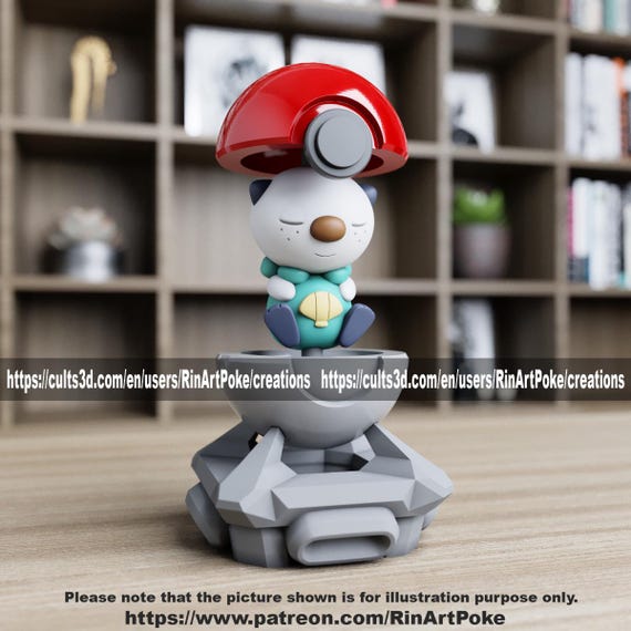 Oshawott in a ball (unpainted)