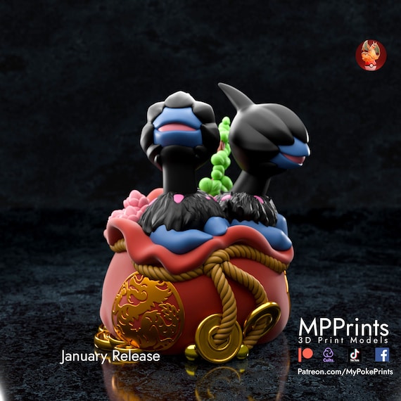 Deino pokemon model/figurine(unpainted)