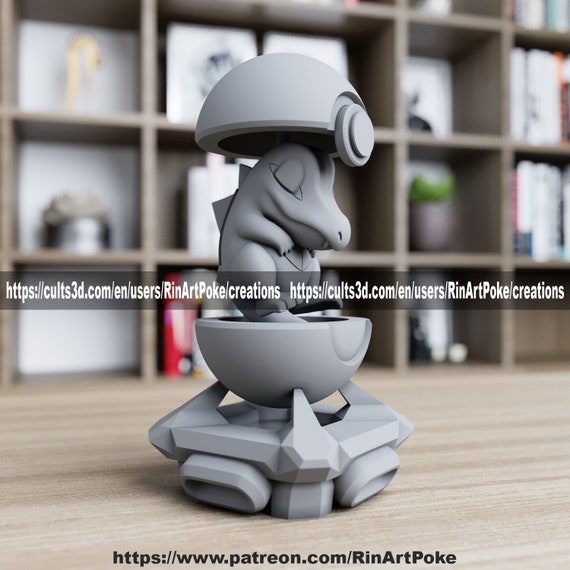 Totodile in a ball model/figurine(unpainted)