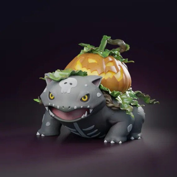 Halloween/Dark Venusaur Pokemon Model/Figurine (unpainted)