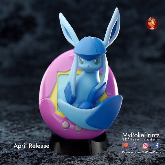 Tamagachi Glaceon Pokemon model/figurine (unpainted)