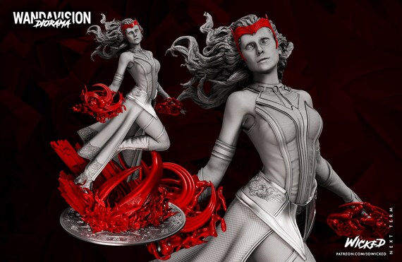 witch figurine/model (unpainted)