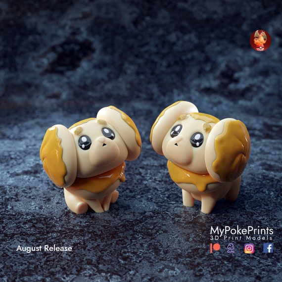 Fidough Pokemon model/figurine (unpainted)