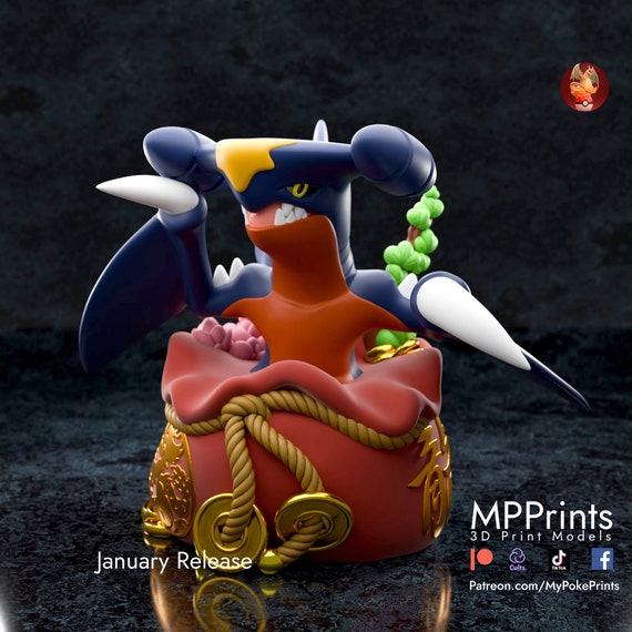 Garchomp pokemon model/figurine(unpainted)
