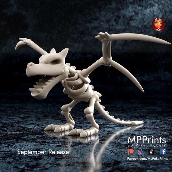 Skeleton Pterodactyl model/figurine