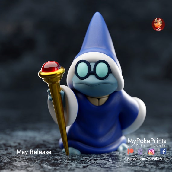 Magic Squirtle Pokemon model/figurine(unpainted)