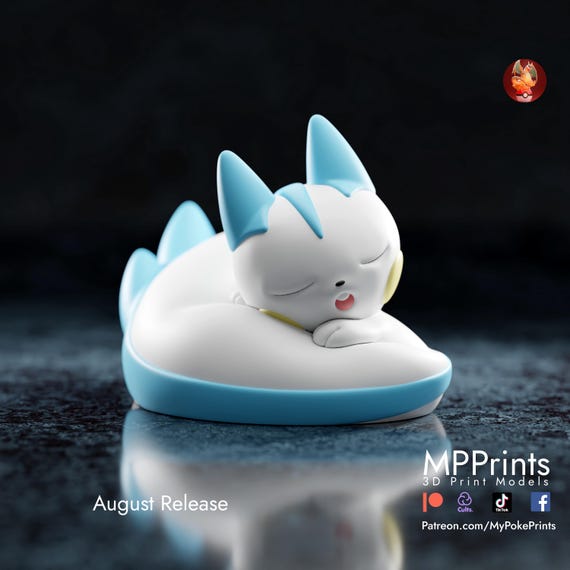 Sleeping squirell model/figurine