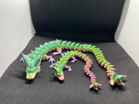 Articulating/flexible Crystal Dragon