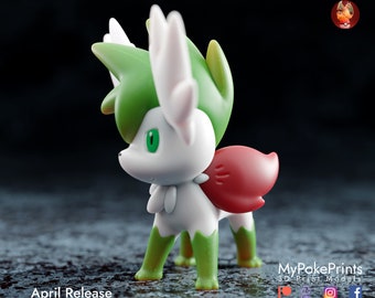 Shaymin Deer Pokemon model/figurine (unpainted)