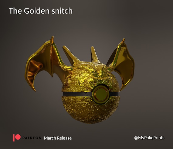Golden Snitch Pokeball(unpainted)