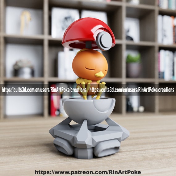 Torchic in a ball model/figurine(unpainted)