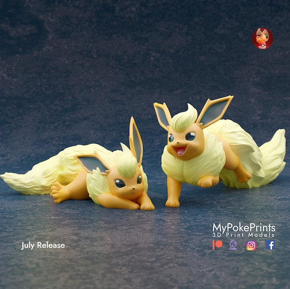 Flareon Pokemon model/figurine (unpainted)