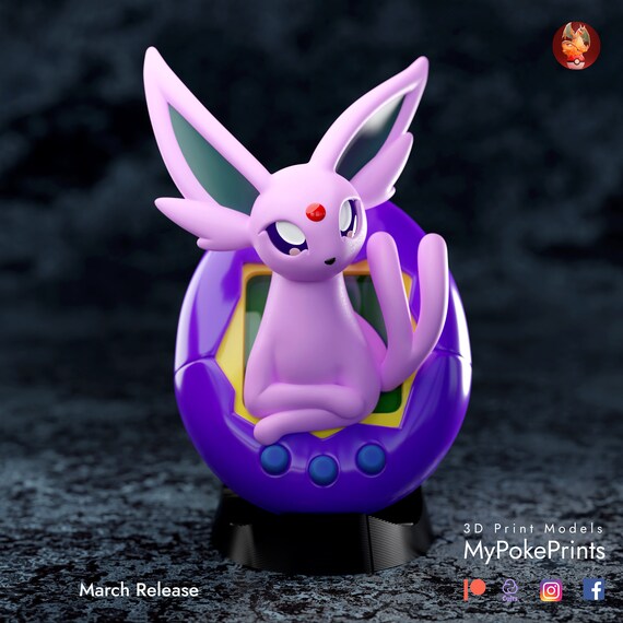 Tamagotchi Espeon Pokemon Model/figurine(unpainted)