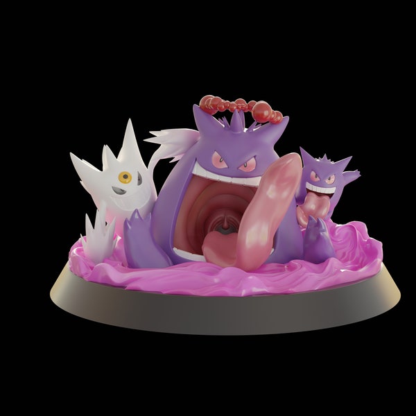 Vmax Gengar Evo Pokemon Figurine/model (unpainted)