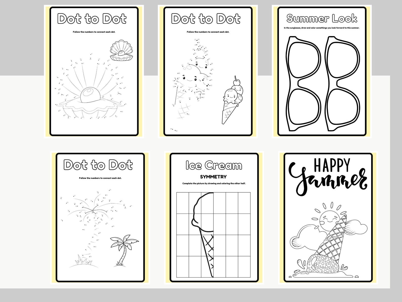 Fun Printables for Kids Kids Summer Activity Printablesfun Summer ...