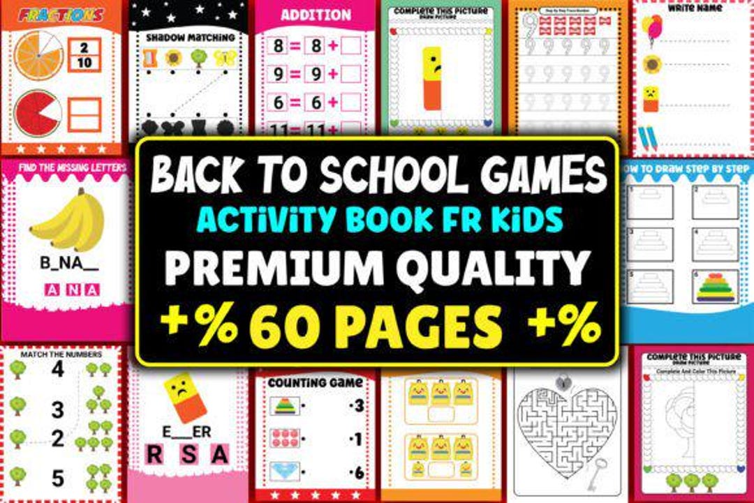 First Day of School Activity Pack, Back to School Classroom Activities ...